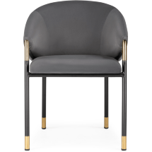 Стул Мебель Китая Molton gray / black/ gold