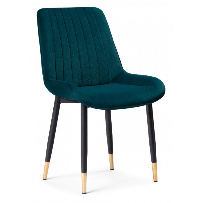 Стул на металлокаркасе Seda-1 green / gold / black Стул на металлокаркасе Seda-1 green / gold / black