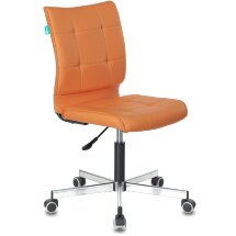 Компьютерное кресло Stool Group Бюрократ CH-330M/OR-20 без подлокотников оранжевый сиденье обивка экокожа крестовина мет