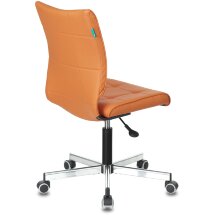 Компьютерное кресло Stool Group Бюрократ CH-330M/OR-20 без подлокотников оранжевый сиденье обивка экокожа крестовина мет