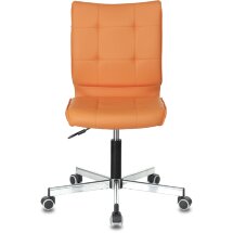 Компьютерное кресло Stool Group Бюрократ CH-330M/OR-20 без подлокотников оранжевый сиденье обивка экокожа крестовина мет