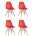 Стул Eames DSW красный x4 