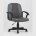 Компьютерное кресло Stool Group TopChairs Comfort офисное серое в текстильной обивке с механизмом регулировки по высоте 