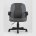 Компьютерное кресло Stool Group TopChairs Comfort офисное серое в текстильной обивке с механизмом регулировки по высоте 