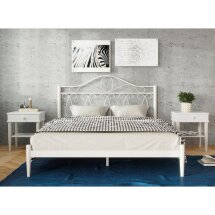 Кровать Кери 140х200 белая