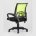 Компьютерное кресло TopChairs TopChairs Simple офисное зеленое в обивке из текстиля с сеткой, механизм качания Top Gun 