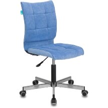 Компьютерное кресло Stool Group Бюрократ CH-330M/VELV86 голубой Velvet 86 крестовина металл