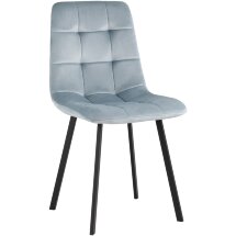 Стул Stool Group Chilly велюр серо-голубой
