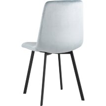 Стул Stool Group Chilly велюр серо-голубой