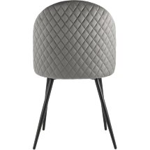 Стул Stool Group Lilly велюр антрацитовый