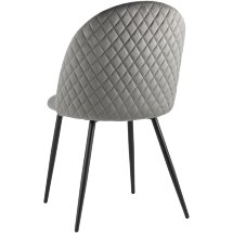 Стул Stool Group Lilly велюр антрацитовый