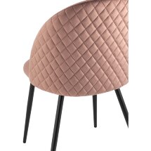 Стул Stool Group Lilly велюр пыльно-розовый