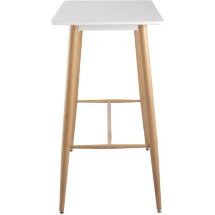 Стол барный Eames DSW белый