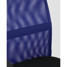 Компьютерное кресло Stool Group TopChairs Junior детское синее в обивке из текстиля и сетки, механизм качания Top Gun