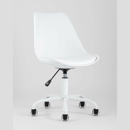Стул офисный Stool Group Blok пластиковый белый 