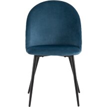 Стул Stool Group Lilly велюр сине-зеленый
