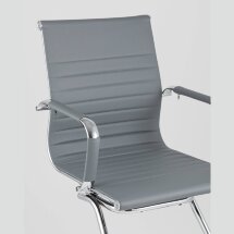 Кресло для посетителей TopChairs Visit серое