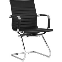 Кресло для посетителей TopChairs Visit черное