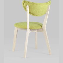 Комплект из двух стульев Stool Group SVEN салатовый обеденный деревянный массив гевеи цвет беленый дуб