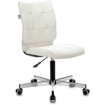 Компьютерное кресло Stool Group Бюрократ CH-330M/VELV20 без подлокотников молочный Velvet 20 крестовина металл