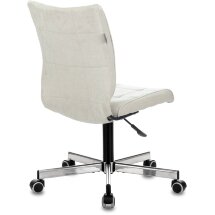 Компьютерное кресло Stool Group Бюрократ CH-330M/VELV20 без подлокотников молочный Velvet 20 крестовина металл