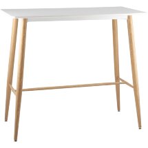 Стол барный Eames NEW DSW 120*60*106 белый