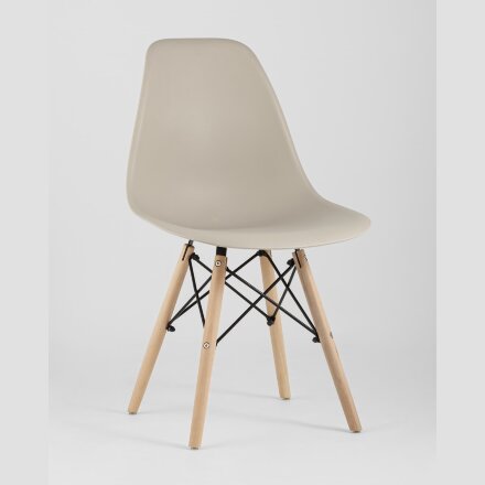 Стул Eames Style DSW бежевый 