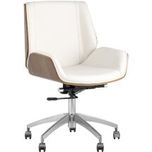 Компьютерное кресло TopChairs TopChairs Crown бежевое механизм качания крестовина металл