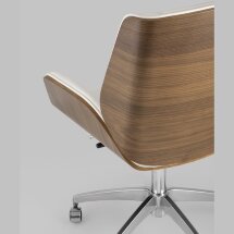 Компьютерное кресло TopChairs TopChairs Crown бежевое механизм качания крестовина металл