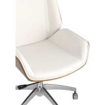 Компьютерное кресло TopChairs TopChairs Crown бежевое механизм качания крестовина металл