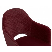 Стул на металлокаркасе Vener wine red