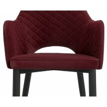 Стул на металлокаркасе Vener wine red