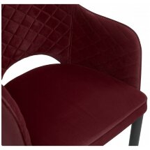Стул на металлокаркасе Vener wine red