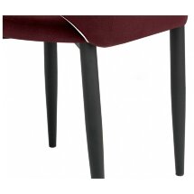 Стул на металлокаркасе Vener wine red