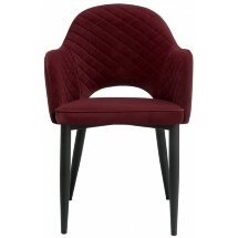 Стул на металлокаркасе Vener wine red