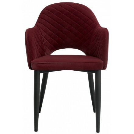 Стул на металлокаркасе Vener wine red 