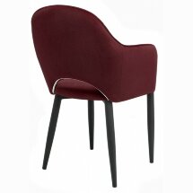 Стул на металлокаркасе Vener wine red