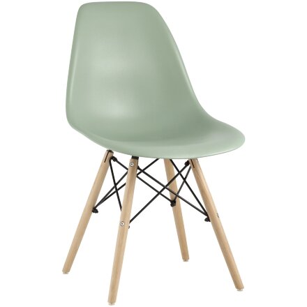 Стул Eames DSW серо-зеленый 