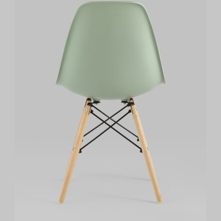 Стул Eames DSW серо-зеленый 