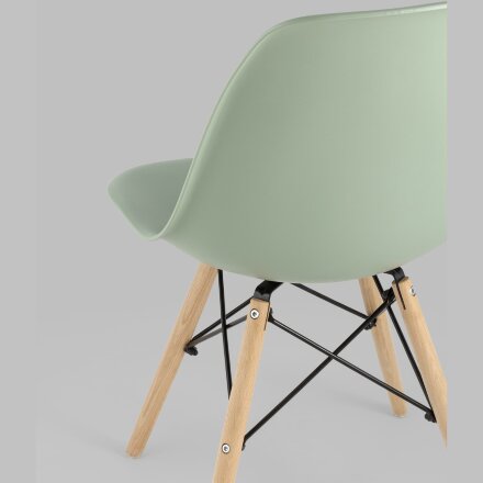 Стул Eames DSW серо-зеленый 