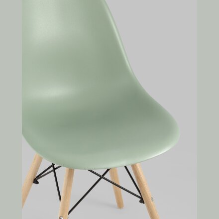 Стул Eames DSW серо-зеленый 