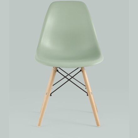 Стул Eames DSW серо-зеленый 