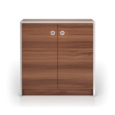 NTM-2W Шкаф для документов (низкий) Teko + Шпон Walnut TA32A (Лиственница) Teco+ дуб