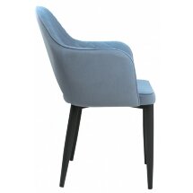 Стул на металлокаркасе Vener light blue