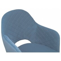 Стул на металлокаркасе Vener light blue