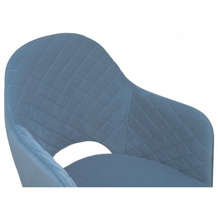 Стул на металлокаркасе Vener light blue 