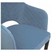 Стул на металлокаркасе Vener light blue