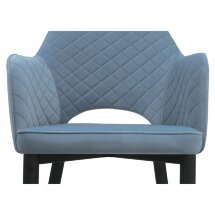 Стул на металлокаркасе Vener light blue