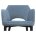 Стул на металлокаркасе Vener light blue 