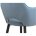 Стул на металлокаркасе Vener light blue 